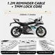 UMEDO Lock Lock for Motorcycle with Alarm Factory Price 6