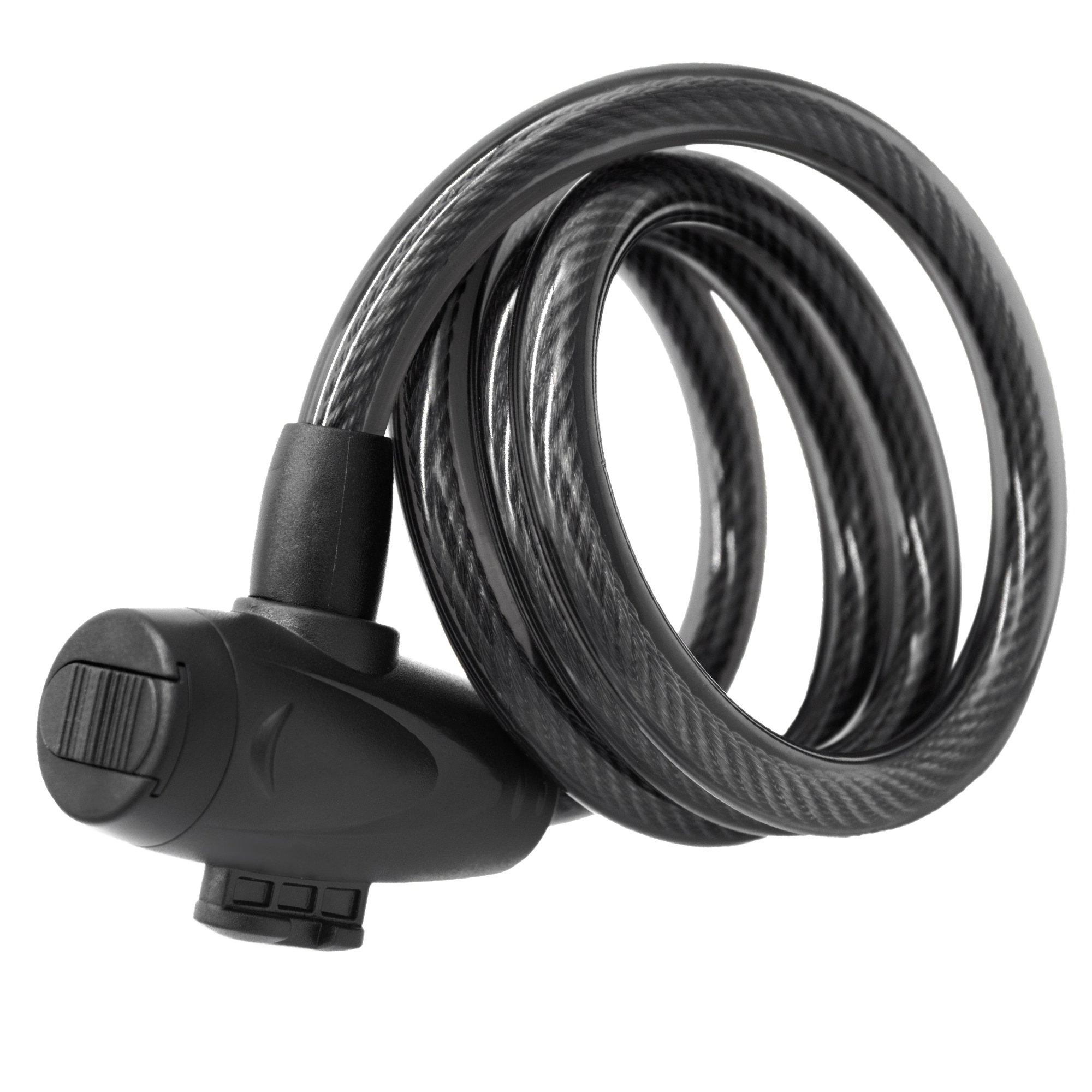 12x1200mm Zinc Alloy Cylinder Bicycle Coil Lock Cable lock for High Security YMCC07 1