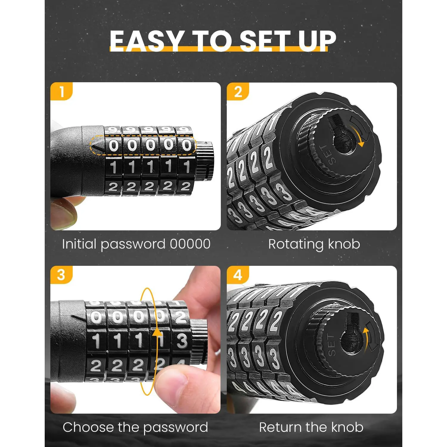 Electric Scooter Lock Bike Cable Lock Wholesale - UMEDO Lock 4
