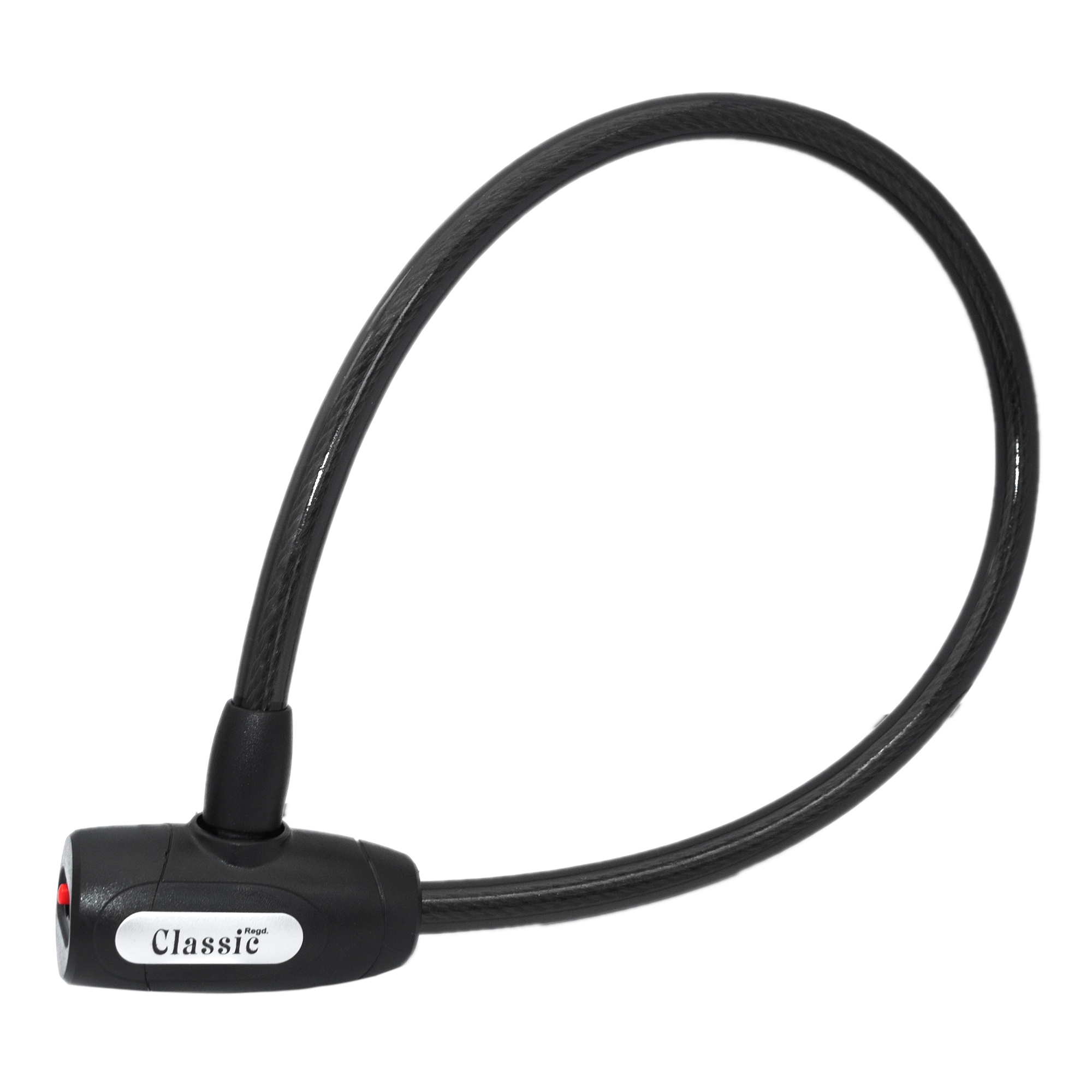 12x650mm Bicycle anti-theft key steel cable lock YMCL055 1