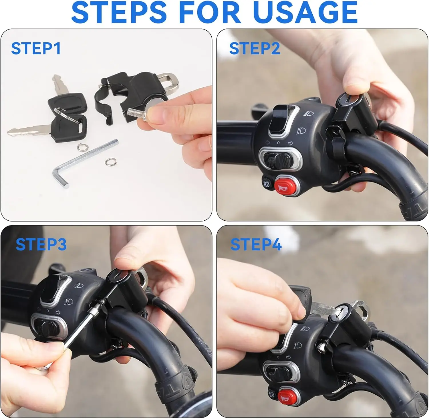 Reliable Helmet Lock for Scooty Ensure Parking Safety 6