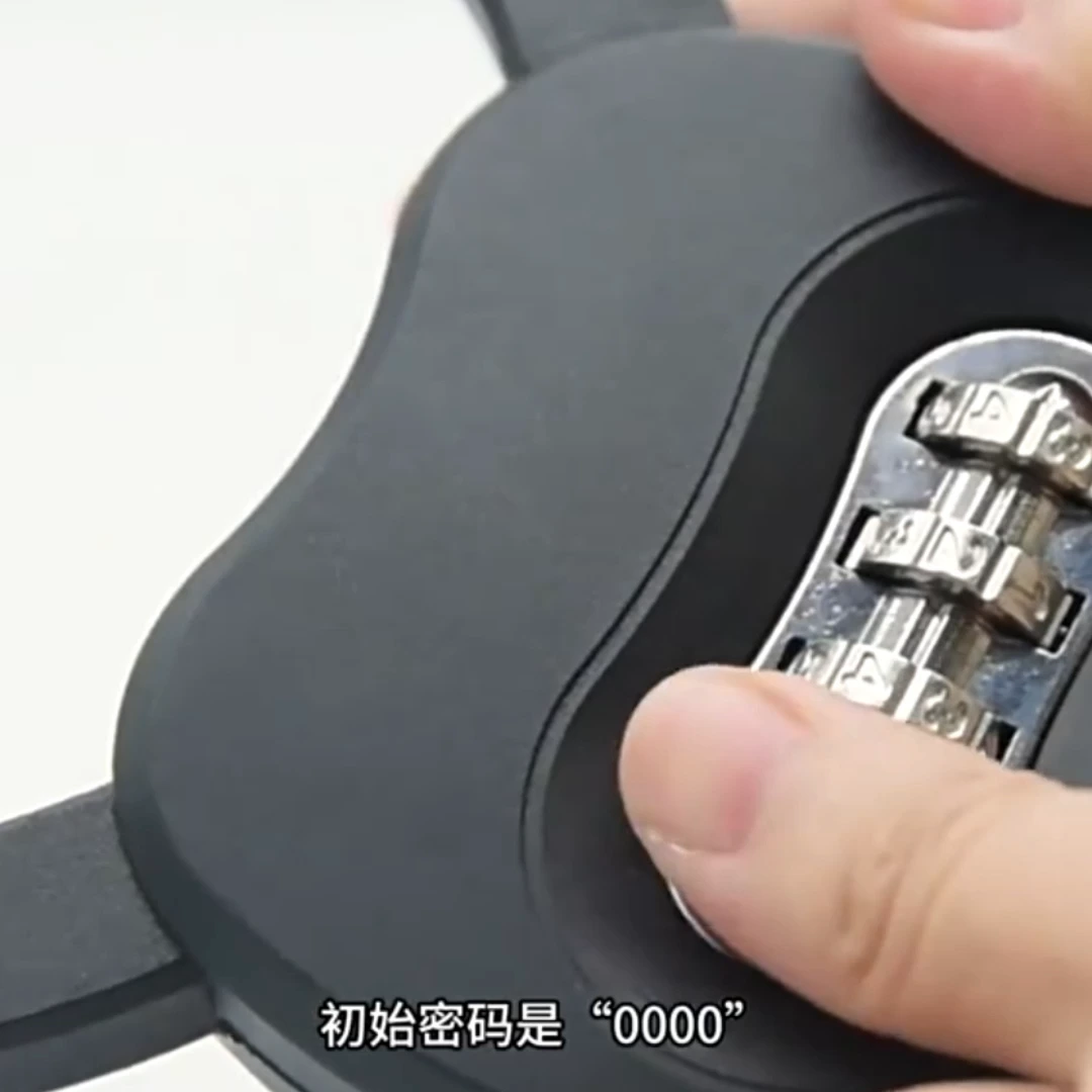 UMEDO Single Cuff Password Steel Cable Lock (Matte/Transparent) YMHL04 1