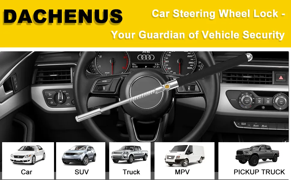 Auto Steering Wheel Lock by UMEDO Lock-1 4