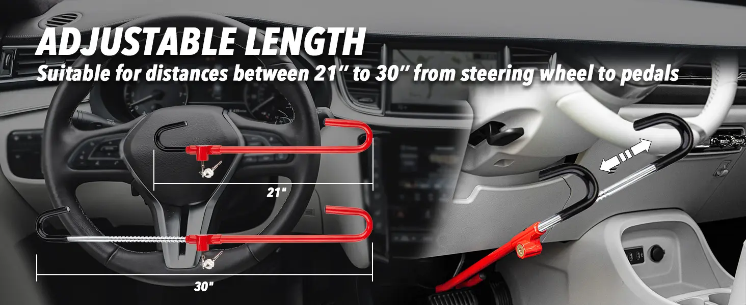 Car Steering Wheel Lock Car Security Steering Lock Manufacturer 7
