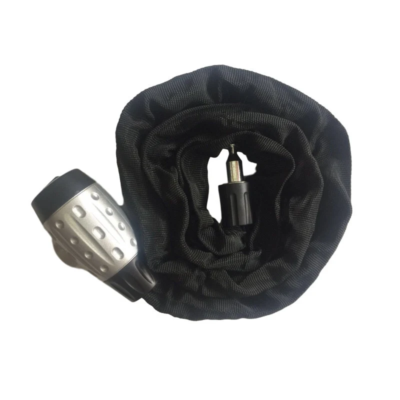 Antivol à chaîne coulissant YMCC83, cylindre de serrure en alliage sur mesure, étanche, pour vélo et vélo électrique 1