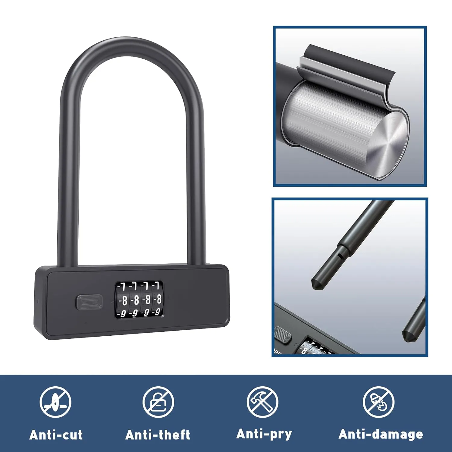 Good Selling Motorbike Lock with Good Price Ensure Parking Safety 7