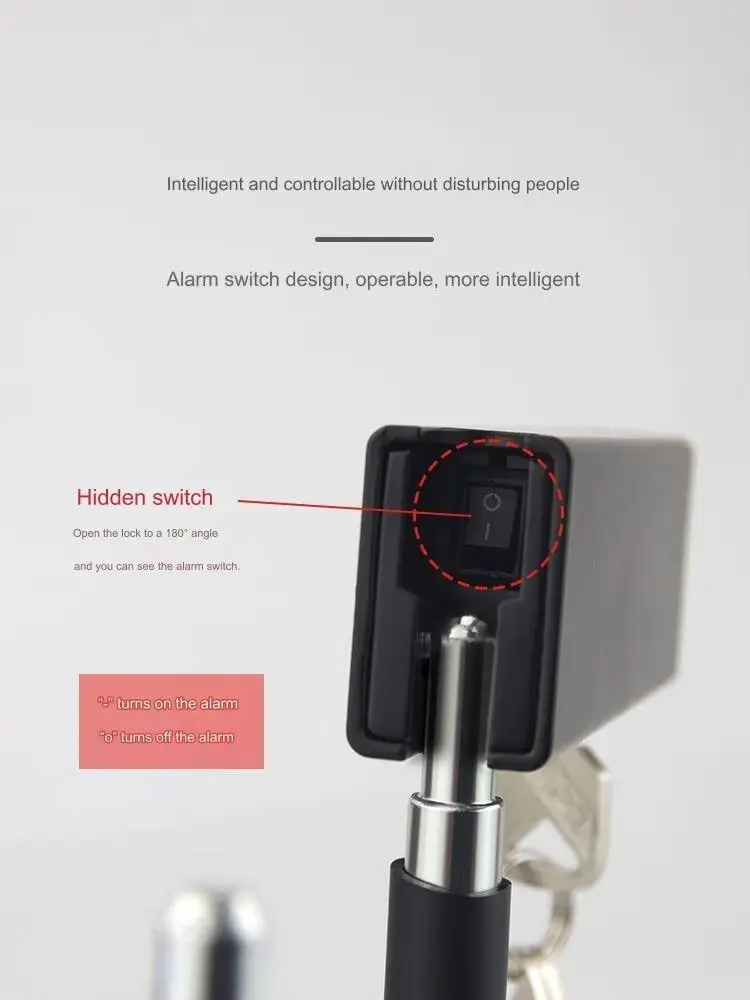 Long Lasting Motorbike U Lock for Personal Travel 8