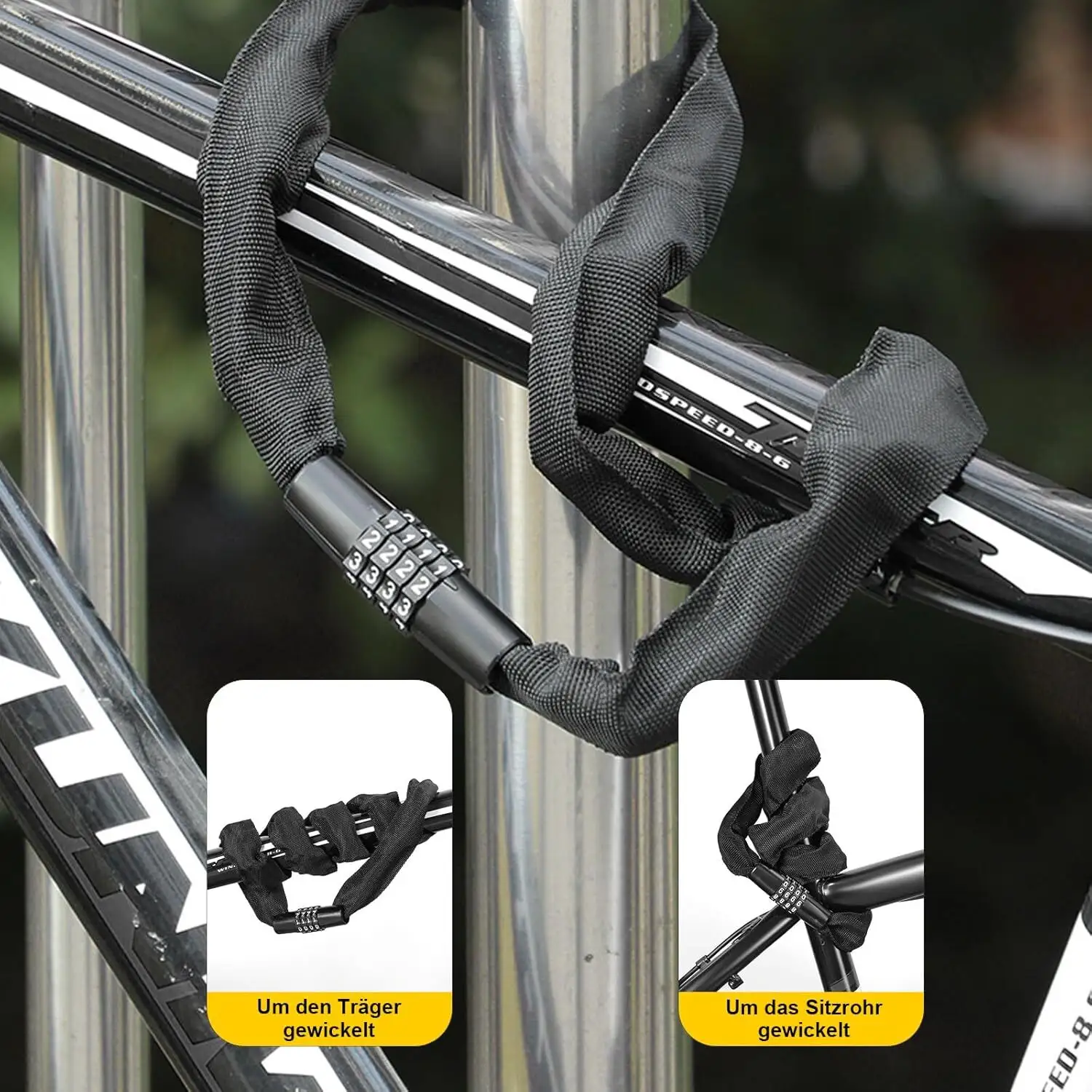 For Personal Travel Best Chain Lock for Scooter by UMEDO Lock 11