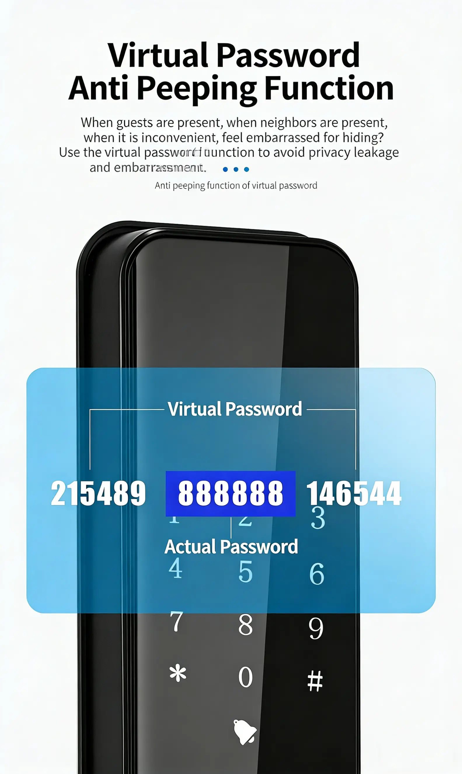 Electronic Door Locks Smart Door Lock Wholesale - UMEDO Lock 4