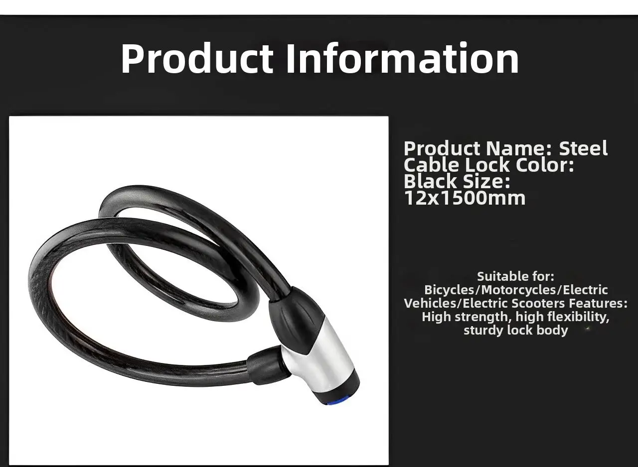 Electric Scooter Lock Factory Direct Supply Ensure Parking Safety 6