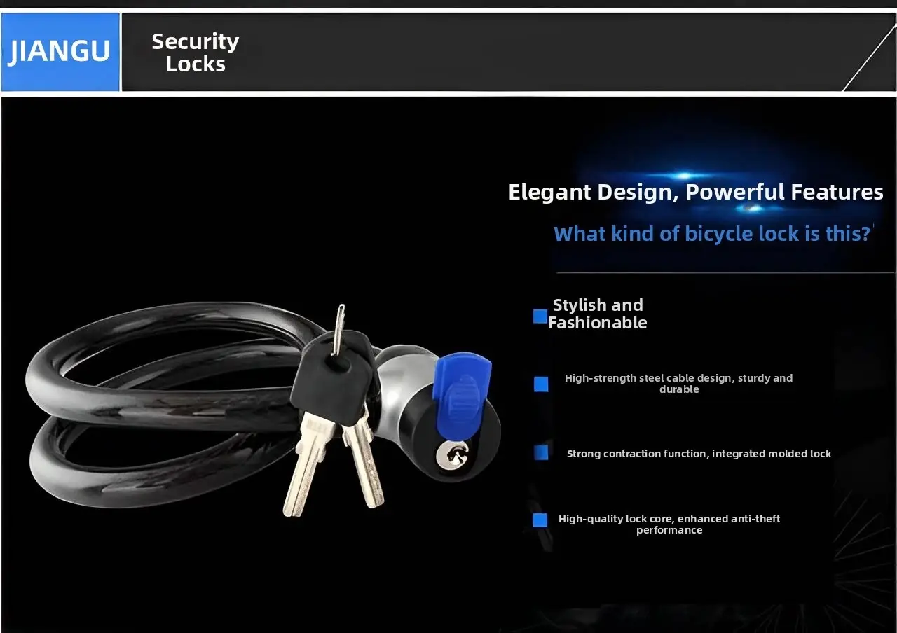 Electric Scooter Lock Factory Direct Supply Ensure Parking Safety 5