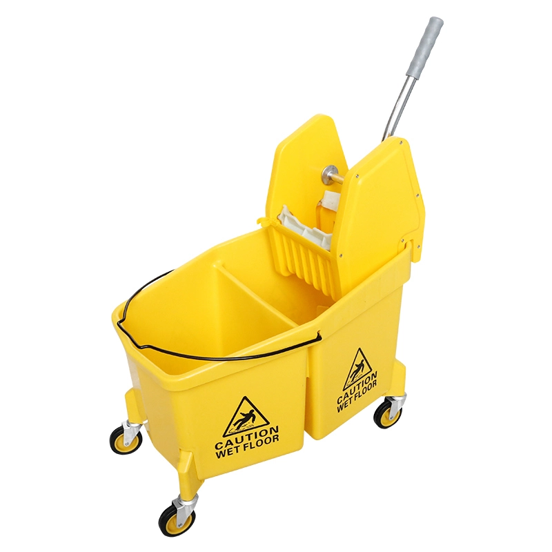 40L Mop Bucket Squeeze Water Cart Thickened Hotel Cleaning Floor Mop Bucket Water Squeezer Cloth Bucket Water Cart 1