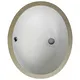 For Home Solid Surface Undermount Sink Oval by 2