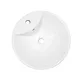 Undermount Bathroom Sink for Workplace Circular Roundfree Design 2
