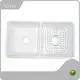High End White Kitchen Sink Factory for Military Camp 1