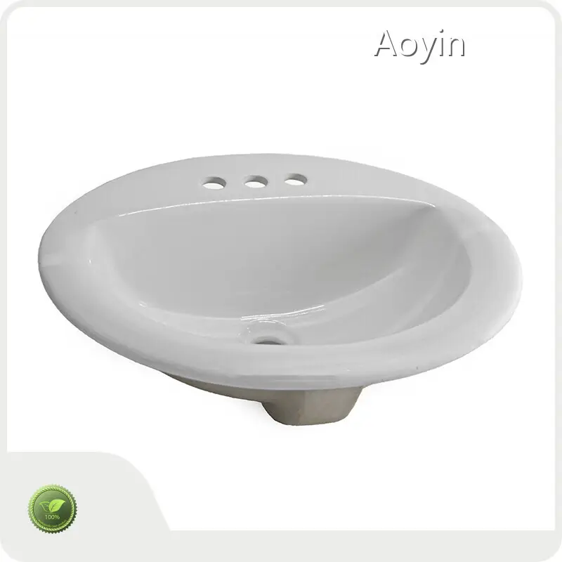 Bepokekitchen Sink Double Bowl Drop in for Different Industries 8-1/4'' Ceramic 1