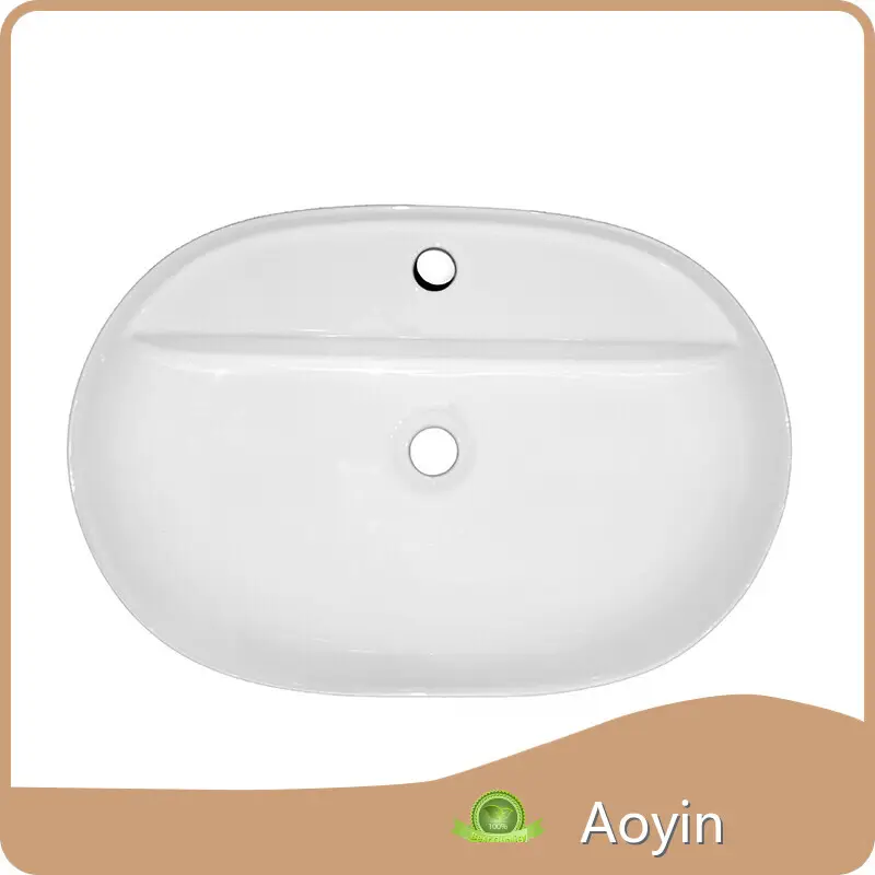 Over the Counter Sink Bowl with Custom Services for WholesaleCeramic 1