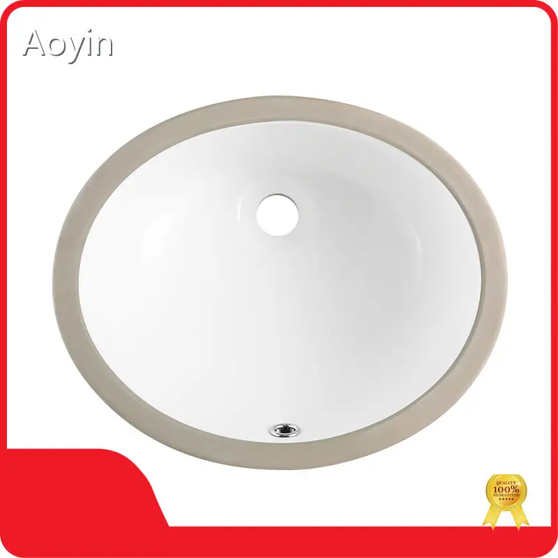 Modernbathroom Wash Basin for Hospital Ceramic 15-1/8'' 1