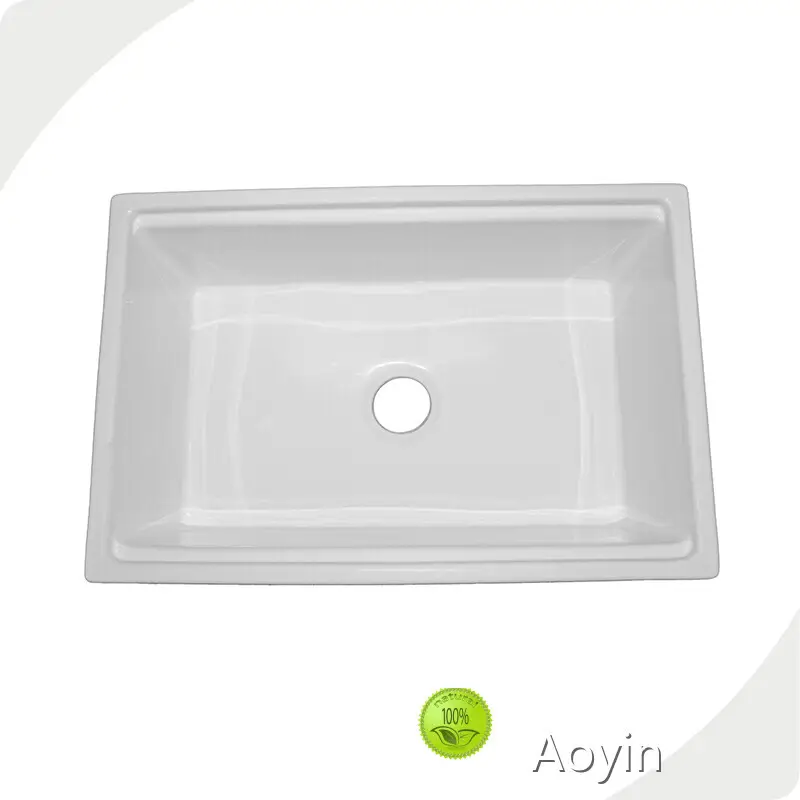 White Kitchen Sink with Good Price Bulk ProductionCeramic 1