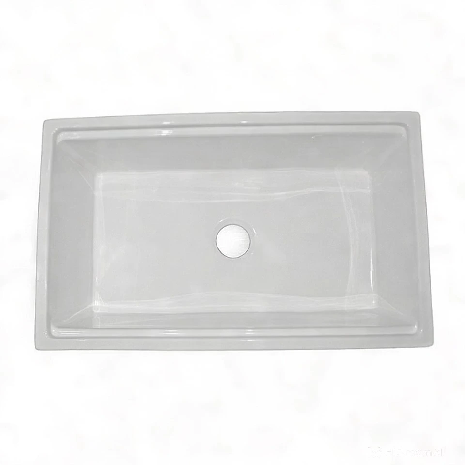Ceramic apron kitchen sink white simple functionality is the best choice for the kitchen 1