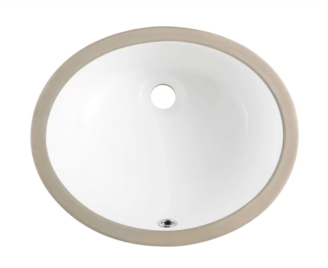 Oval ceramic sink undercounter bathroom basin is beautiful and durable 1