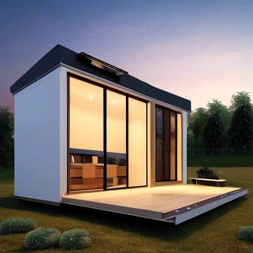 Prefab Studio with Solar Power 1