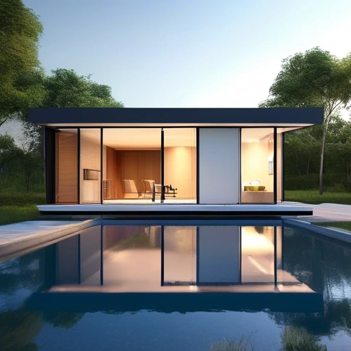 Minimalist Prefab House with Smart Home Technology 1