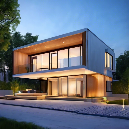 Geräumiges modernes Fertighaus mit Dachterrasse 1