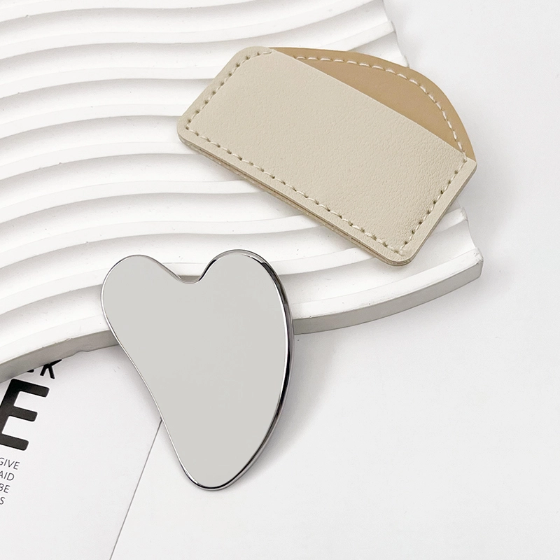 Mini tablero de masaje Gua Sha Herramienta de acero inoxidable Roller de cara de acero Yingshang Herramientas de cuidado de la piel personalizadas 1