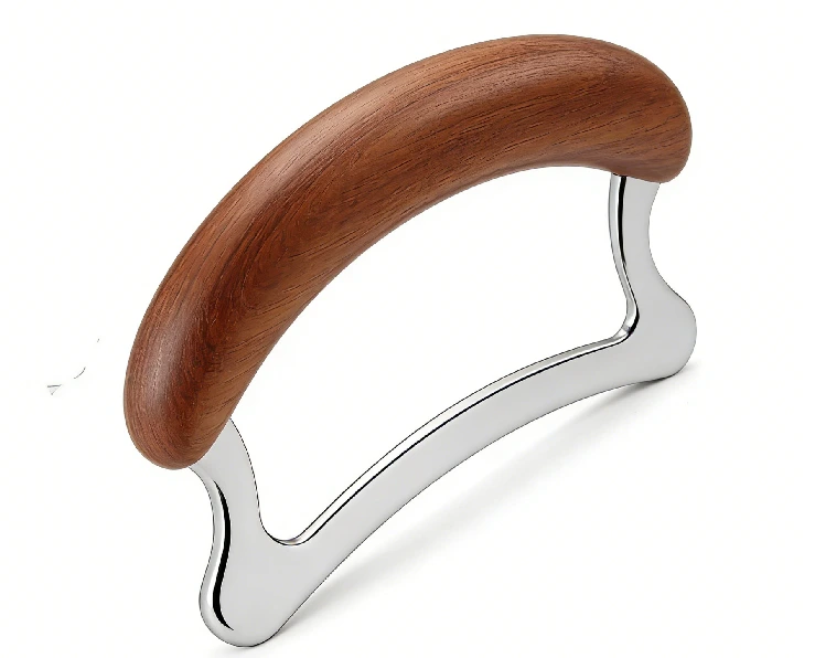 Gua Sha  wooden handle bady and face 1