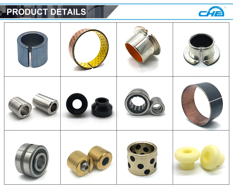 高品質の自己潤滑ブロンズグラファイトブッシュメタルブッシュベアリング 12
