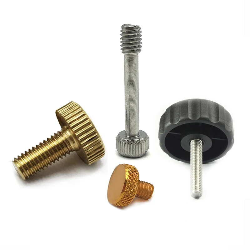 Tornillo de pulgar principal moleteado de latón de torneado de las piezas que muelen del CNC 9