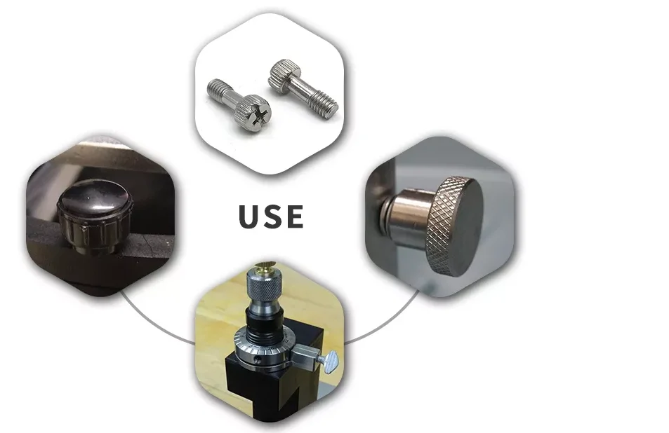 Tornillo de pulgar principal moleteado de latón de torneado de las piezas que muelen del CNC 11