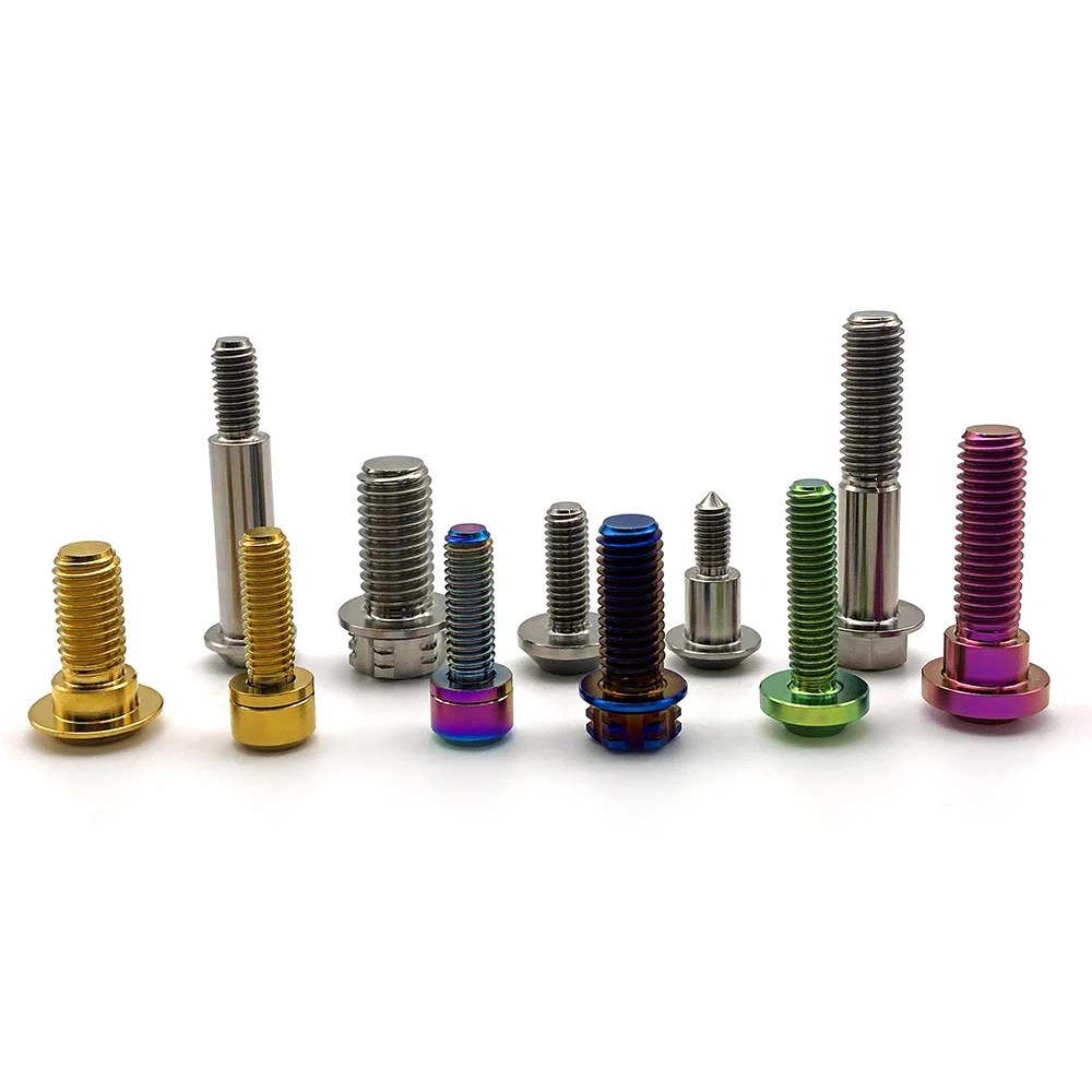 Boulons titaniques Torx de tête matérielle colorée de bouton de Ti de sécurité 7