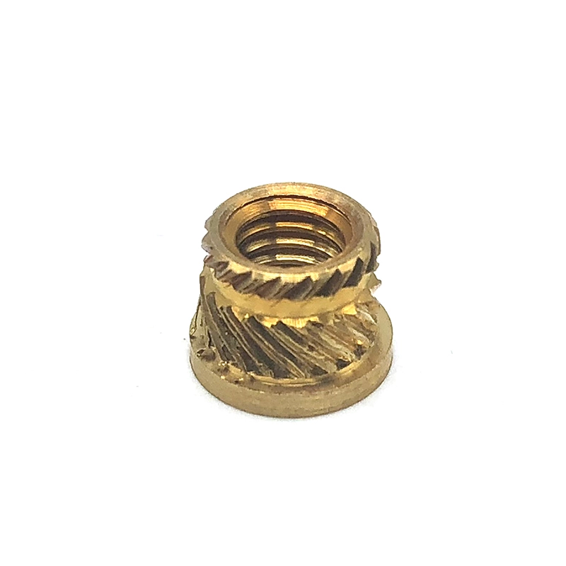 Injection molding hot melt embedded copper nut cold copper insert knurled copper nut for Medical ventilator 1