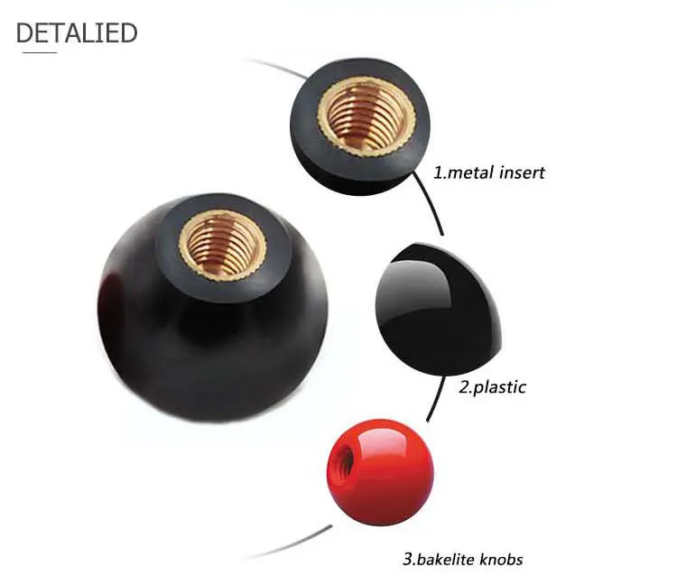 Industrial Handle Plastic Ball Knob Star Knob Fasteners Manufacturers 6