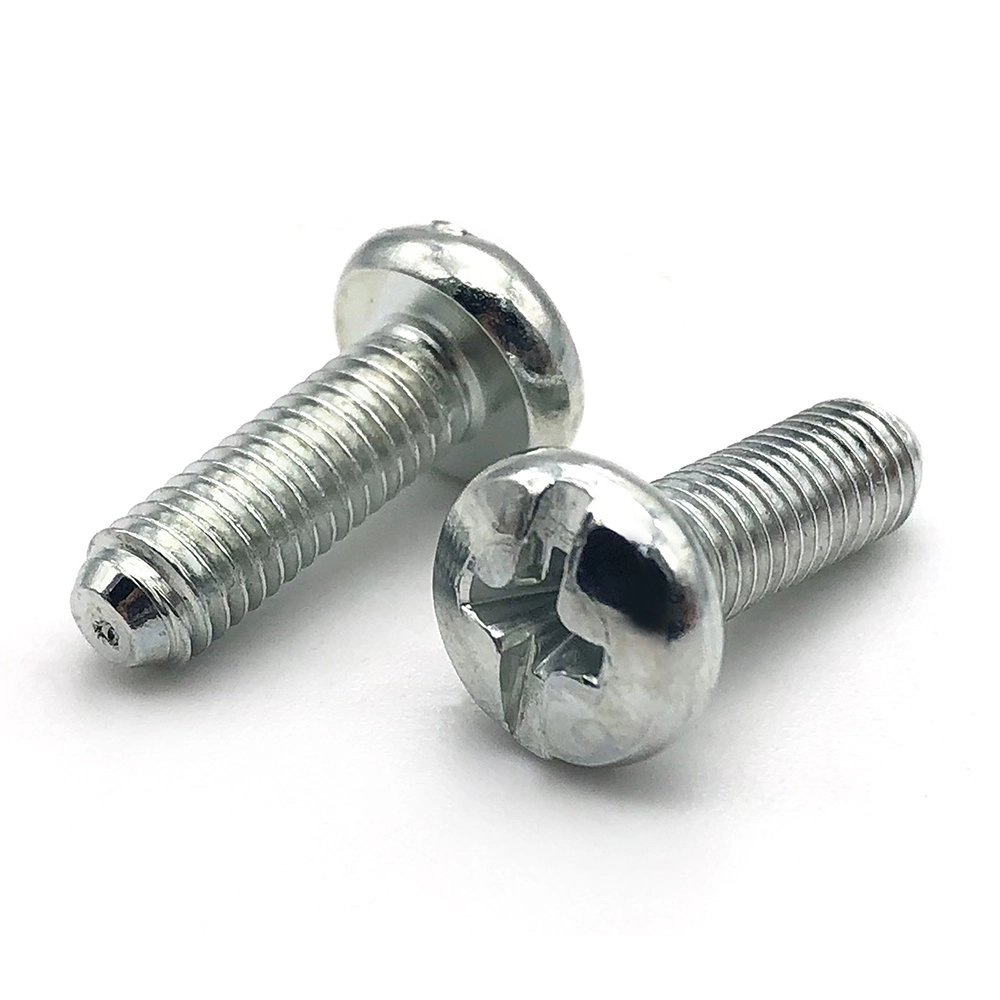 OEM Quality Custom M2-M8 Cross Recessed Pan Head Machine Screw Wood Screws 1