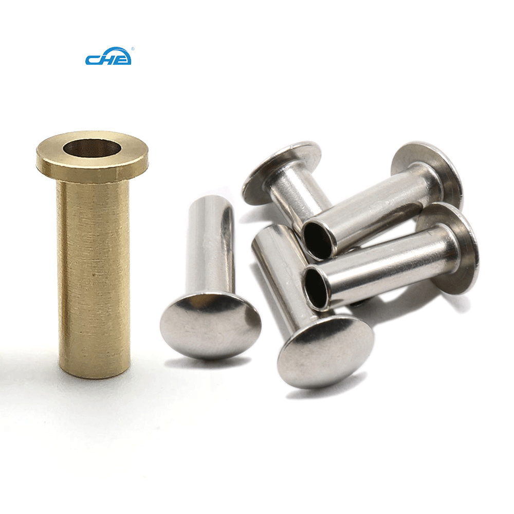 Rebite tubular de cabeça redonda de aço inoxidável 304 rebites tubulares ocos sortidos por atacado 1