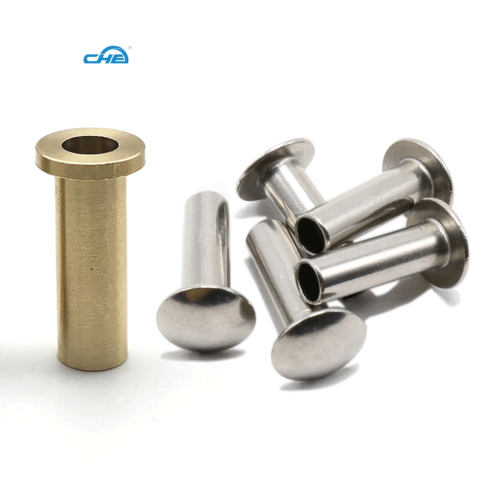304 Stainless Steel Round Head  Tubular Rivet Wholesale Assorted Hollow Tubular Rivets 1