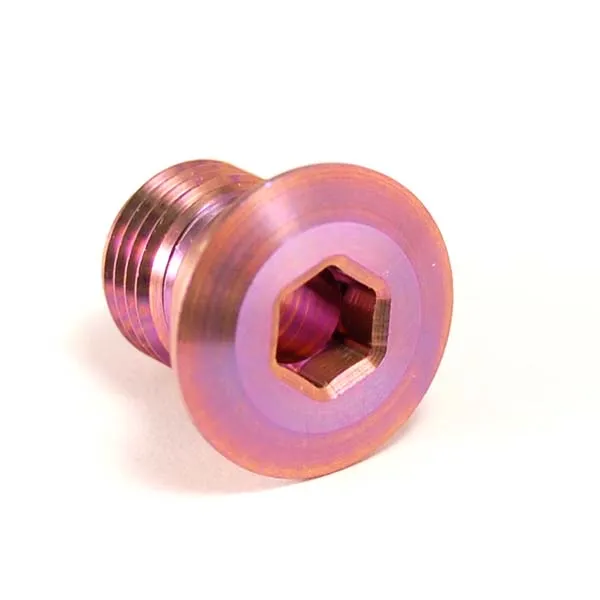 Boulons titaniques Torx de tête matérielle colorée de bouton de Ti de sécurité 10