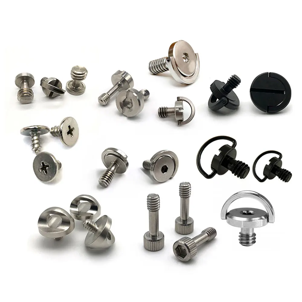 Китай прецизионные винты для крепления камеры из нержавеющей стали 3/8-16 1/4 винт для цифровой камеры 4