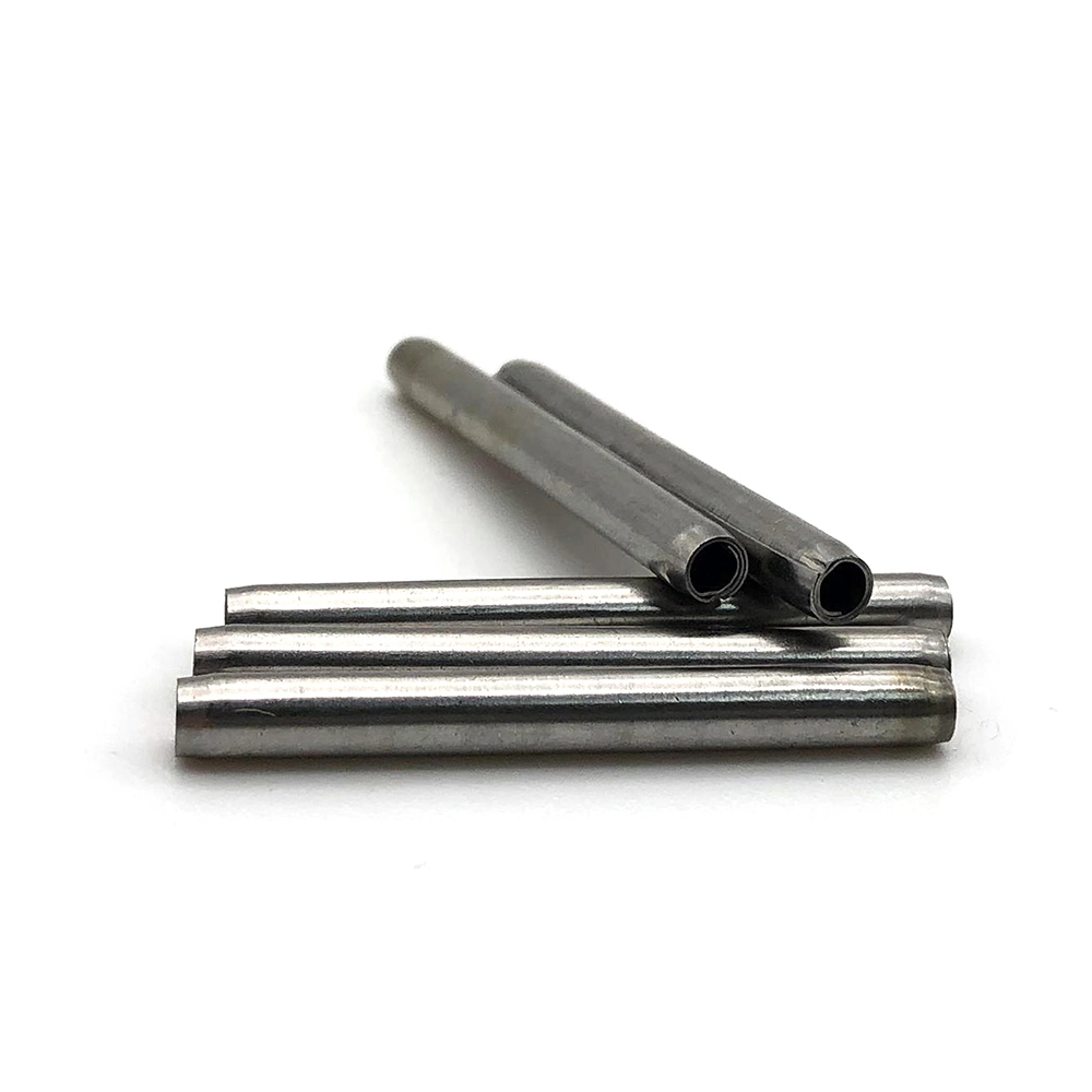 Carbon stainless steel Coiled Spring Pin Standard Duty Spring Straight Coiled Dowel Loaded Pins 1