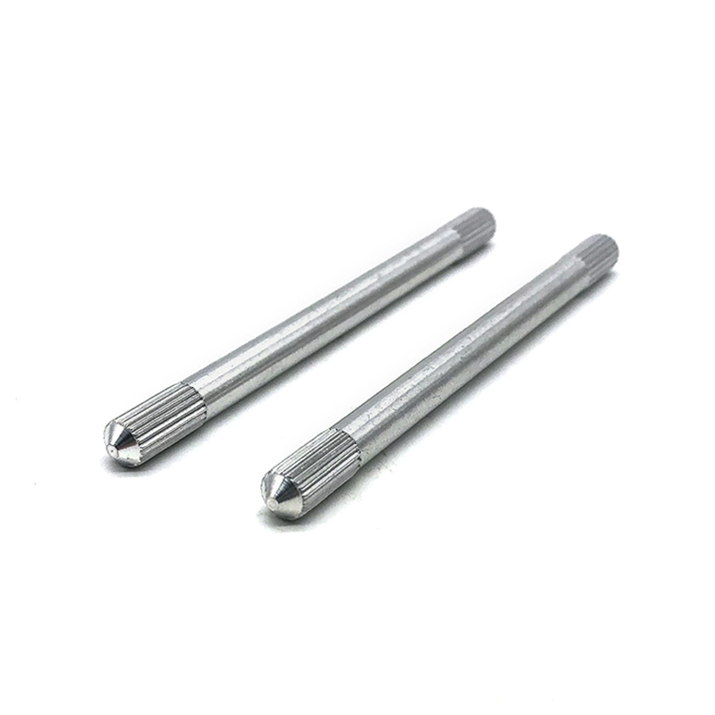 Pinos de passador serrilhados de metal de aço inoxidável de alta precisão CNC personalizados 1
