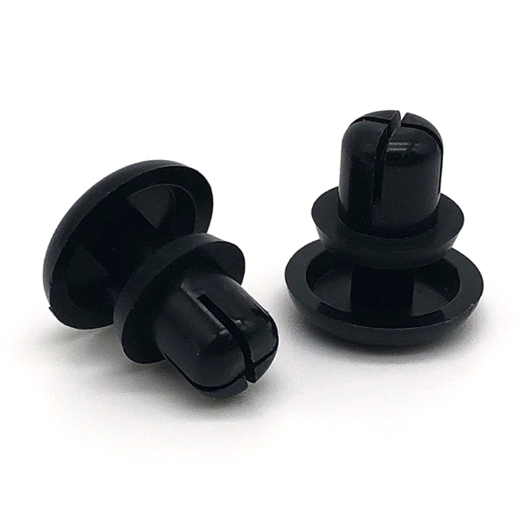 卸売白黒色ラウンドナイロン66プッシュスナップリベットプラスチックリベット 3