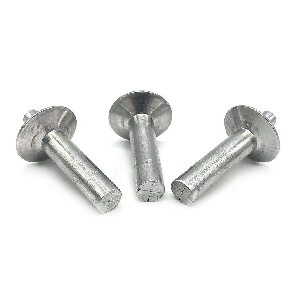 China supply custom aluminum countersunk head drive pin rivet 1