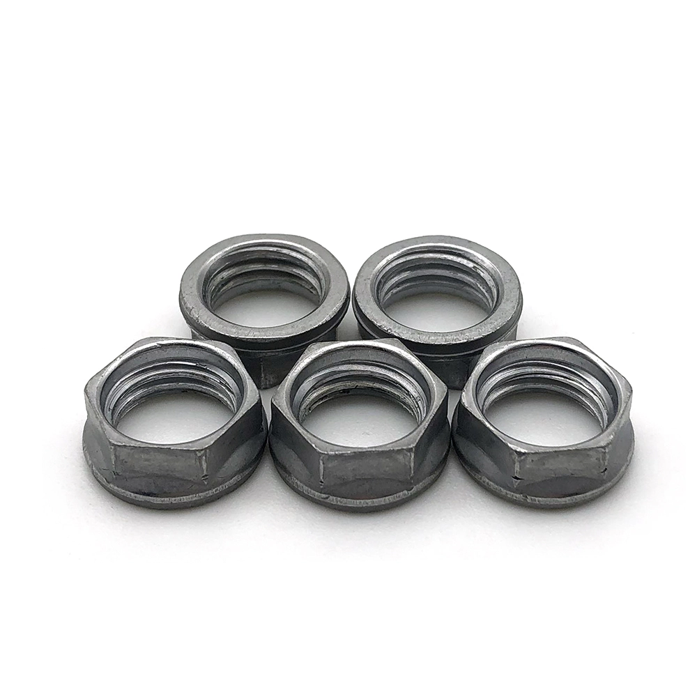 Flange Lock Nut Titanium Alloy Flange Lock Nut for Bicycle Motorcycle 1