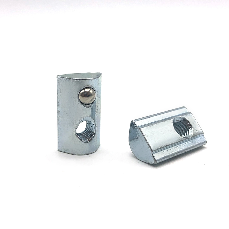 Écrou à fente en T en acier profilé en aluminium avec bille à ressort pour imprimantes 3D 1