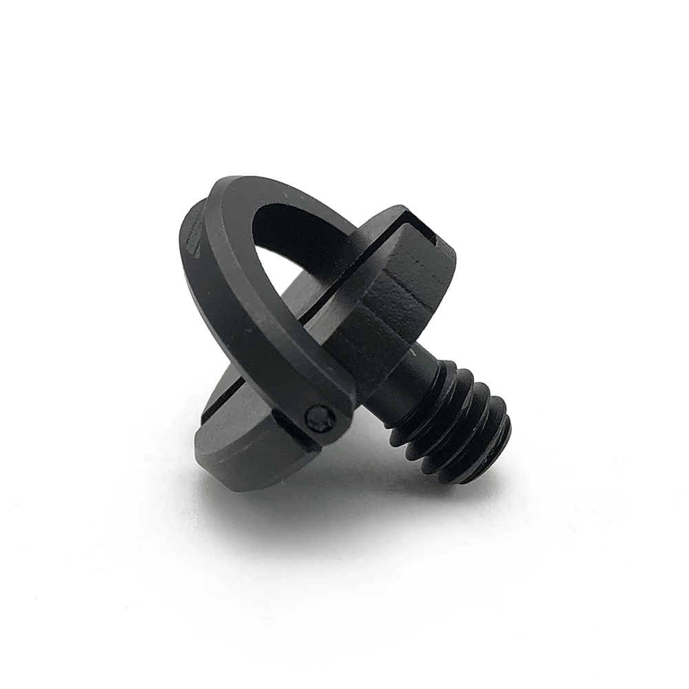 Custom Black Oxide D Ring 1/4 Camera Tripod Screw Hidden Camera Mounting Screws 1