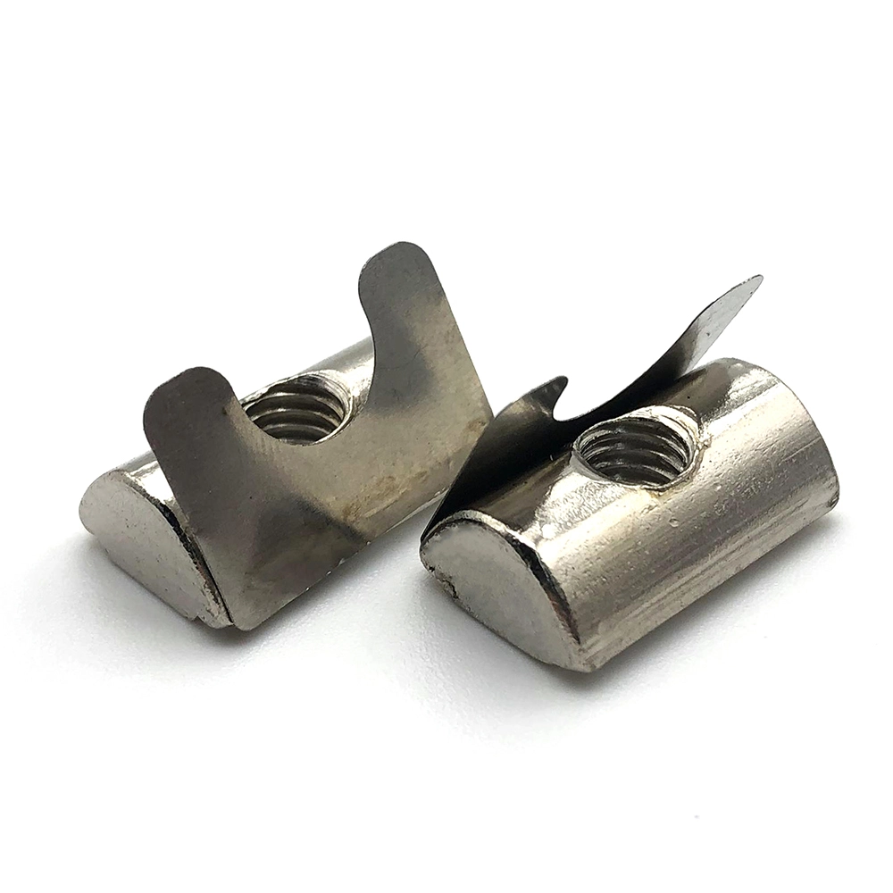 Tuerca de metralla CNC Clip de metal Tuercas de placa tipo U 1
