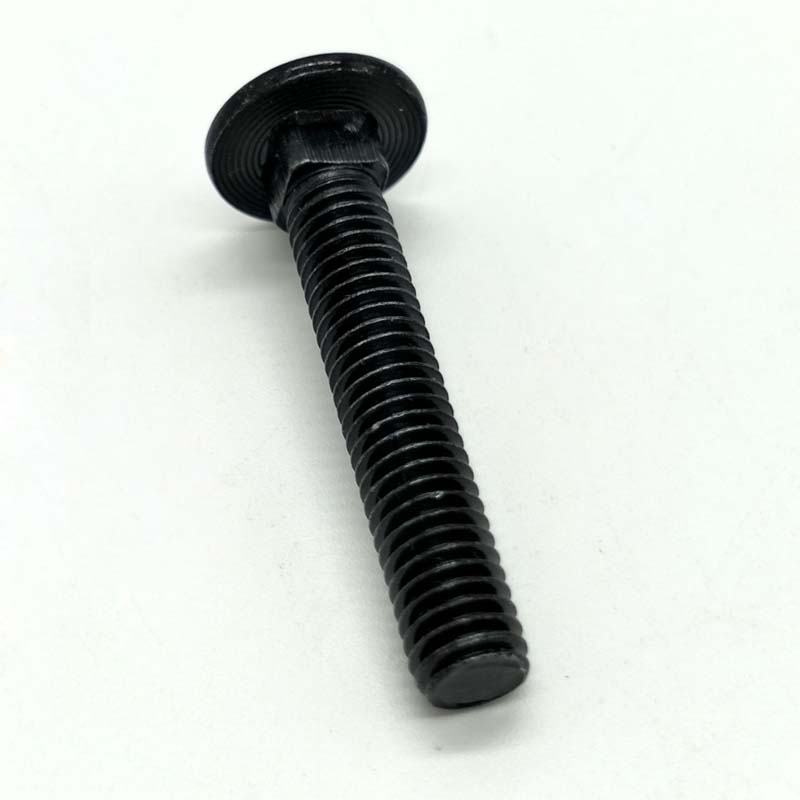 Black oxide carriage bolt with square neck 3